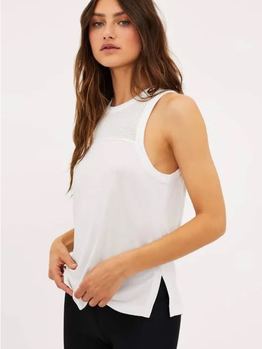 Beach Riot Luisa Tank White